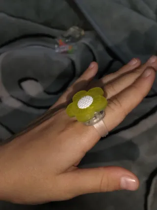 Anillos de colores con luz LED