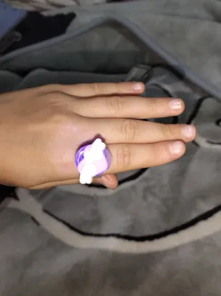 Anillos de colores con luz LED