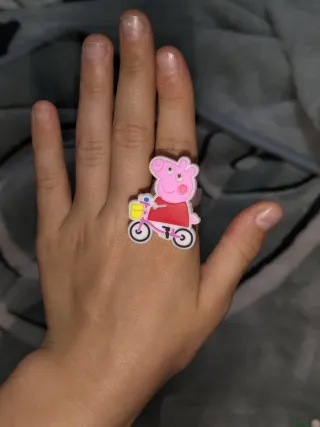 Anillos de colores con luz LED