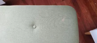 Banco zapatero tela y madera