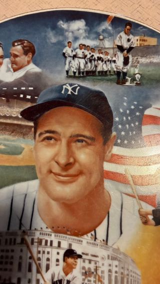 Piatto Yankees vintage – Proof Plate NOT FOR SALE