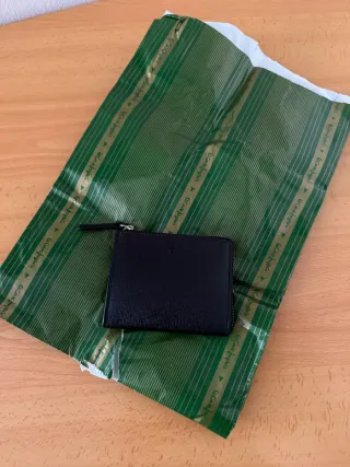 Cartera Emidio Tucci Piel Negra Tarjetero