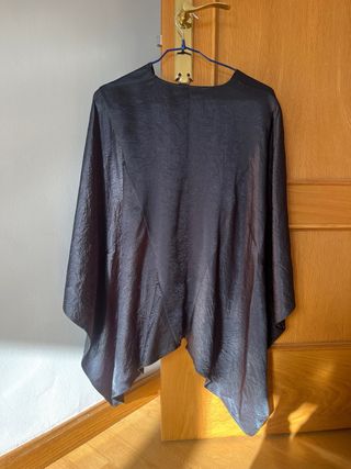 Camisa capa satinada | pantalón anchoZW Collection