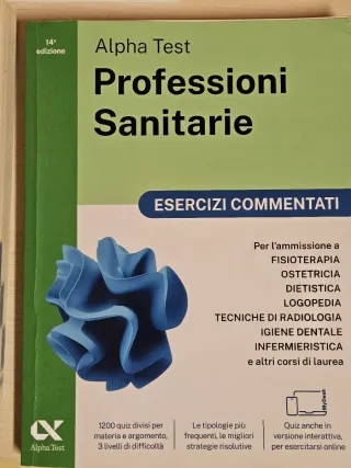 Libri test professioni sanitarie, alpha test