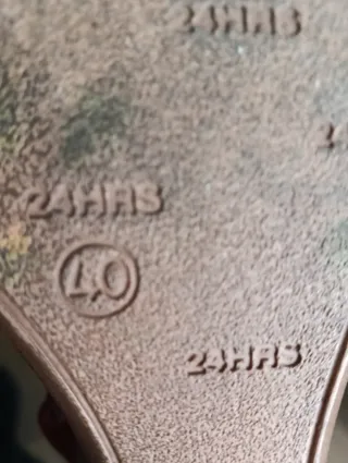 Sandalias rojas mujer