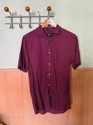 Camisa H&M Estampada Talla S