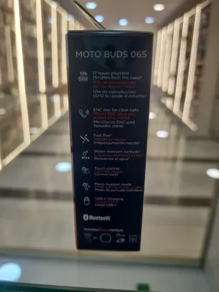 Auriculares Motorola Moto Buds 065 Negros