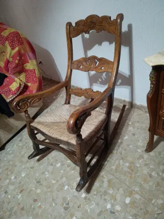 2 Sillones de Madera de Olivo