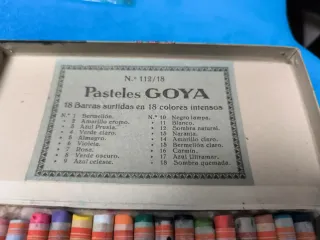 Pasteles para difuminar GOYA 18 barras