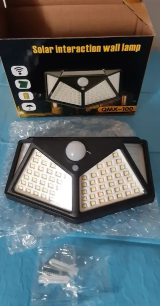 2 x Luz Solar Exterior con Sensor de Movimiento