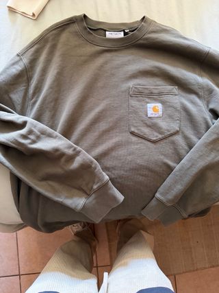 Sudadera Carhartt Talla XL Verde Oliva