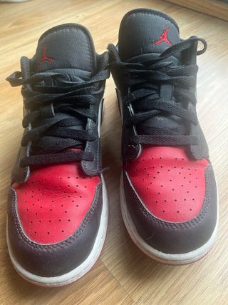 Zapatillas Nike Jordan Negras Rojas Talla 39