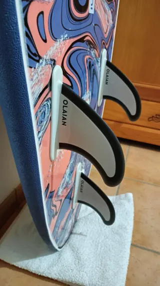 Tabla surf espuma 7'8 75L <85kg