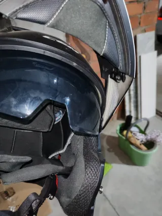 Casco de moto integral modular