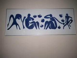 Cuadro Decorativo Figuras Humanas Azul