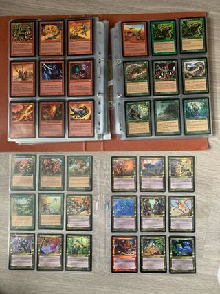 225 Cartas Magic The Gathering Invasión