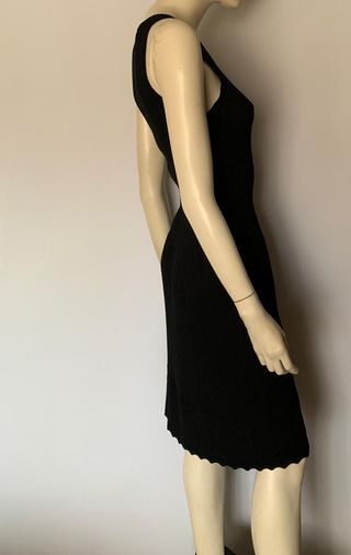 Vestido de punto Carolina Herrera negro