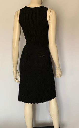 Vestido de punto Carolina Herrera negro