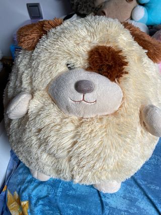 Peluche perro suave grande
