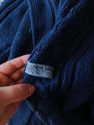 Felpa con cappuccio bambino blu