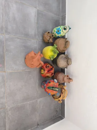 Botijos de cerámica y terracota