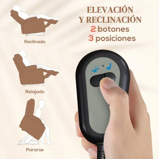 Sillón Relax Eléctrico Levanta Personas