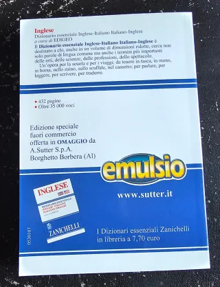 Dizionario inglese italiano italiano inglese