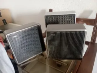 Giradiscos Philips Automático Vintage con altavoce