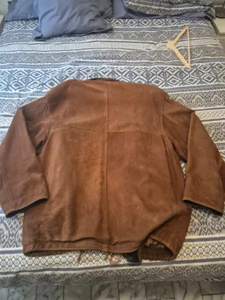 Chaquetón vintage Loewe piel multicolor