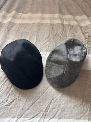 Boinas hombre negro y gris