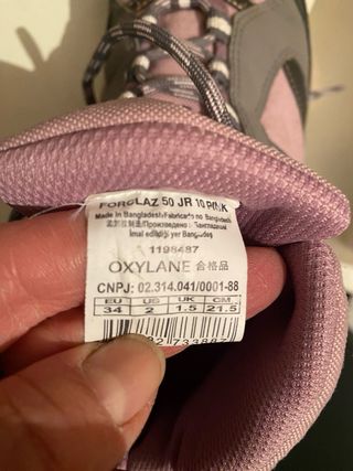 Botas de montaña niña Quechua Casi nuevas Cada par