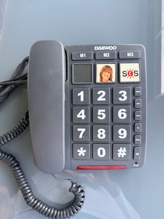 Teléfono fijo Daewoo para mayores
