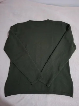 Jersey Massimo Dutti verde oscuro