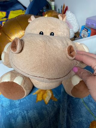 Peluche Hipopótamo Beige