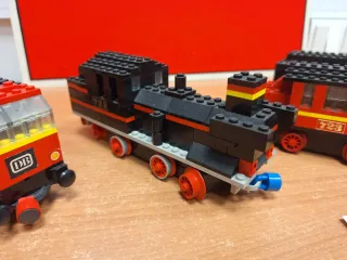 LOTE TRENES LEGO 12V 122/721/723/727 AÑOS 60/70