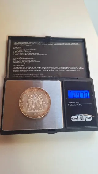 Moneda 50 Francos Franceses