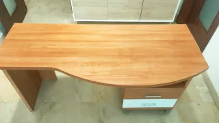 Mesa Escritorio + cajonera Madera Marrón