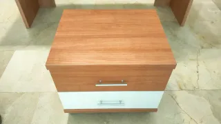 Mesa Escritorio + cajonera Madera Marrón