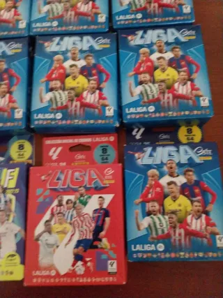 Lote Cajas Cromos LaLiga y World Class