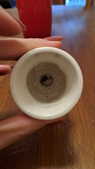 Vaso in vetro latte