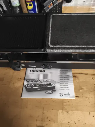 Raclette Tristar con piedra RA-2992