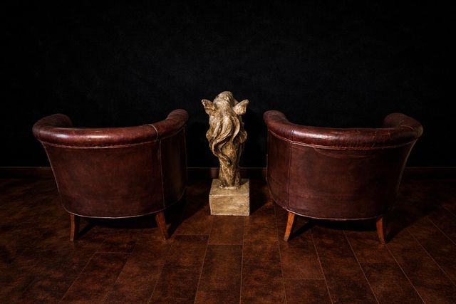 Pareja Sillones Club Art Decó originales 1930