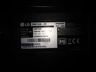 Televisor LG 28MT49S Negro