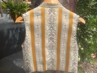 Chaleco Fallero Mallorca Talla 50 Ocre Beige