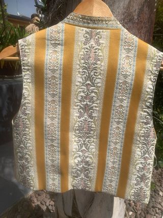 Chaleco Fallero Mallorca Talla 50 Ocre Beige