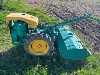 Motocultor con rotavator