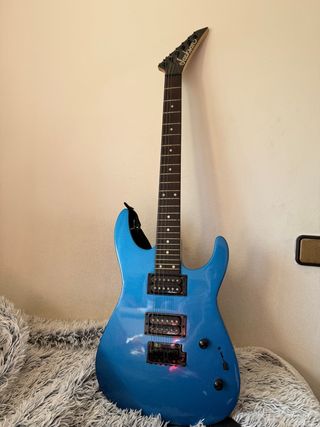 Guitarra eléctrica Jackson Azul