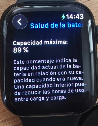 Apple Watch Series 8 45mm Negro/Gris Espacial 89%