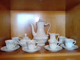 JUEGO DE CAFE/TE PORCELANA COMPLETO NUEVO