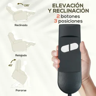 Sillón Levanta Personas 8 Puntos Masaje